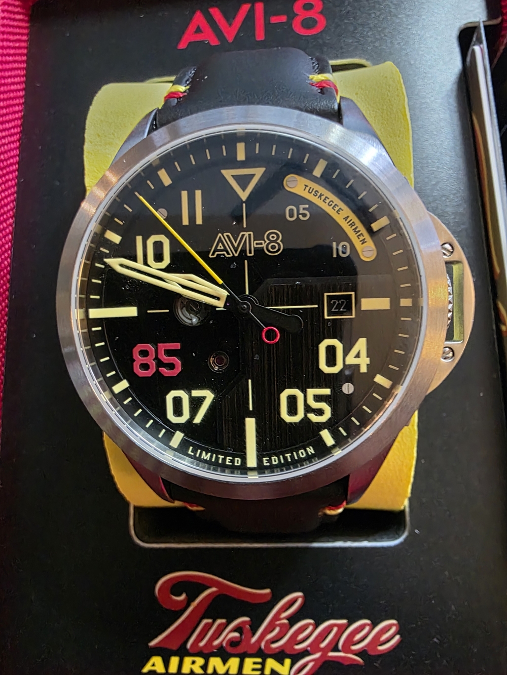 AVI-8 Flyboy P-51 Mustang Patriot "Tuskegee Airmen" 85th Anniversary Automatic W